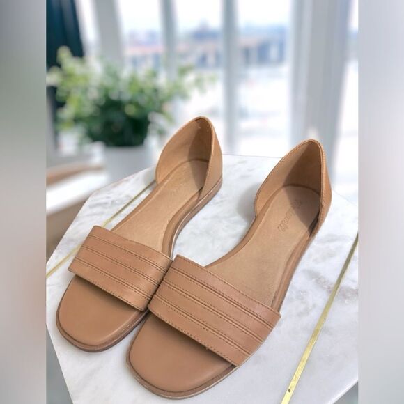 MADEWELL The Nelda d'Orsay Flat Sandals Size 10 - Picture 8 of 14